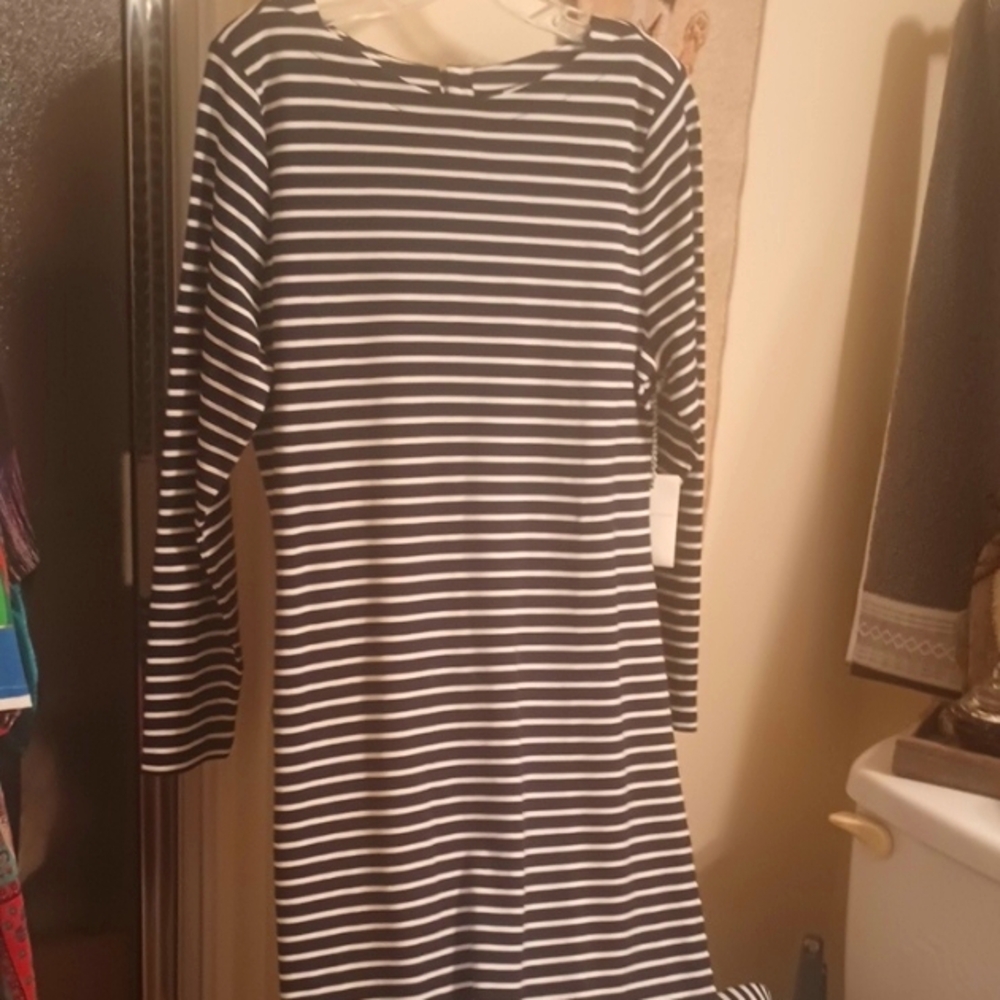 New Woman Black and White Striped Dress By 1901. This Was Sold In Nordstrom
